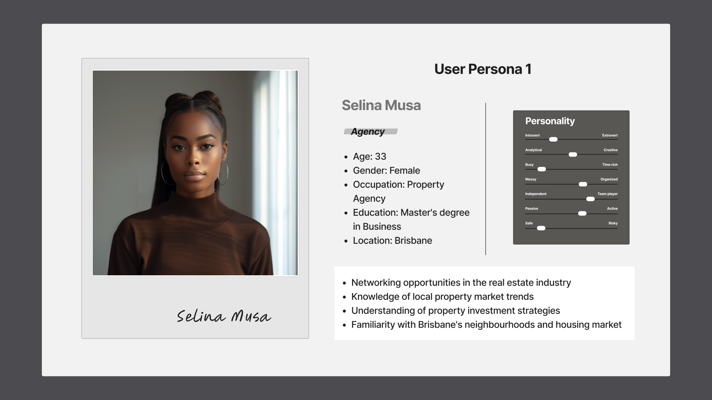 Elite User Persona 1